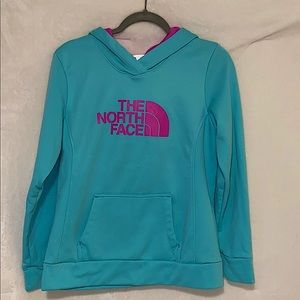 Teal and pink Hoodie